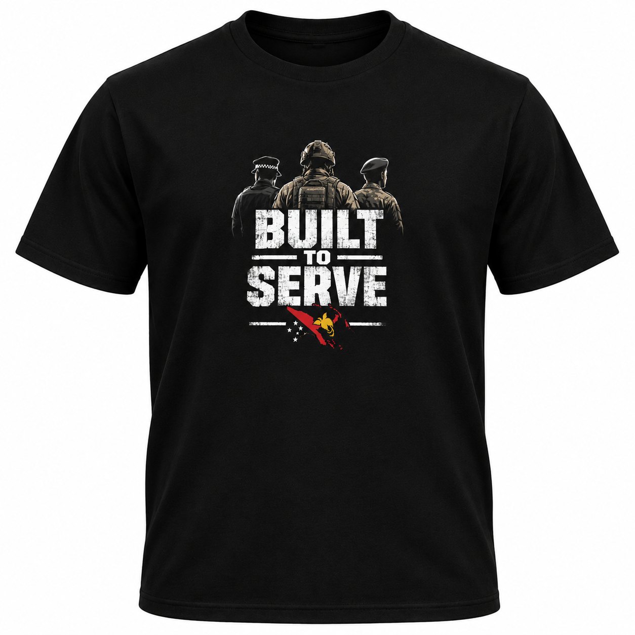 Built to Serve PNG T-shirt